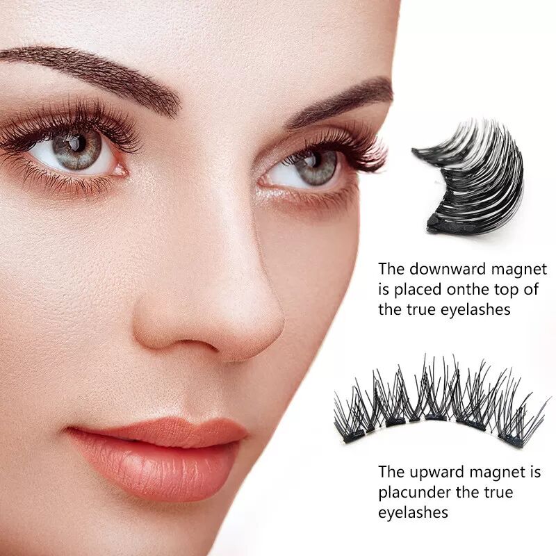 INF 5 Magnetische 3-Lagen-Wimpernset mit Applikator - Schwarz