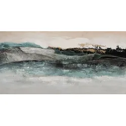Gemälde AUSDRUCKSTARK (BHT 140x70x3,80 cm) - grün - BHT 140x70x3,80 cm