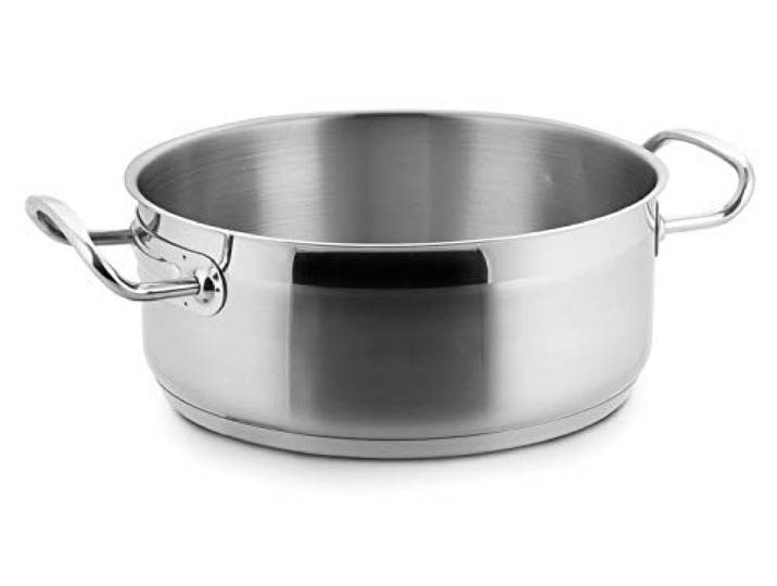 LACOR Bratentopf ohne Deckel D.36 cm Eco-Chef, Edelstahl, 36 cm, 40.5 x 40.5 x 19 cm, 1 Einheiten