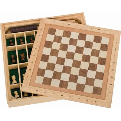 Spiele-Set Schach-Dame-Mühle
