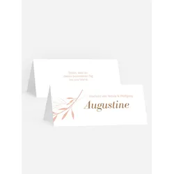 Tischkarten für die Hochzeit selbst gestalten mit Spruch und Fotos im Onlinedesigner bei Meine-Kartenmanufaktur.de