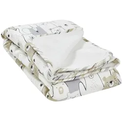 Uups Kuscheldecke  Tummelbär , creme , Maße (cm): B: 75