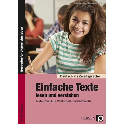 Einfache Texte lesen und verstehen, Taschenbuch von Georg Bemmerlein,Barbara Jaglarz, Persen Verlag in der AAP Lehrerwelt GmbH, 978-3-403-23001-4