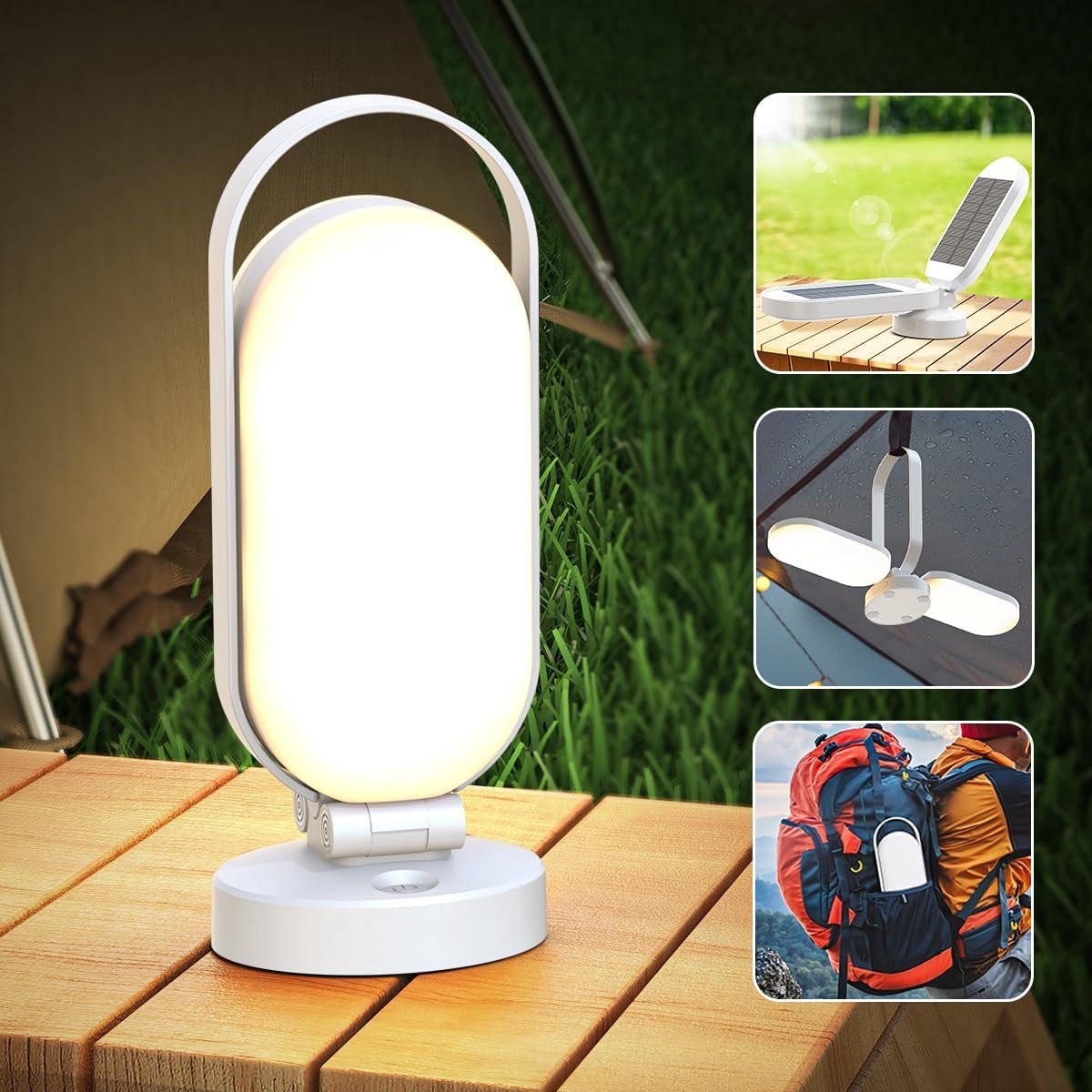 Oplaadbare LED Camping Lantaarn voor Outdoor Verlichting en Nachtlicht
