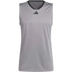 ADIDAS Herren Shirt Basketball Legends, Größe M/T in Grau Grau