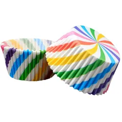 Cupcake „Regenbogen“, 50 × 30 mm, 50 St.