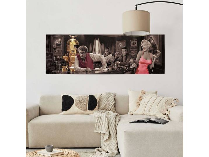 Poster Chris Consani Matériau : Papier Motif : Art & dessins Noir/Noir 53 x 158 x 0cm