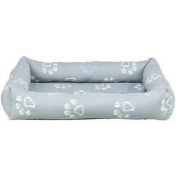 Trixie Jimmy bed, square, 60 × 50 cm, light grey (Hund, Katze), Hundebett + Katzenbett