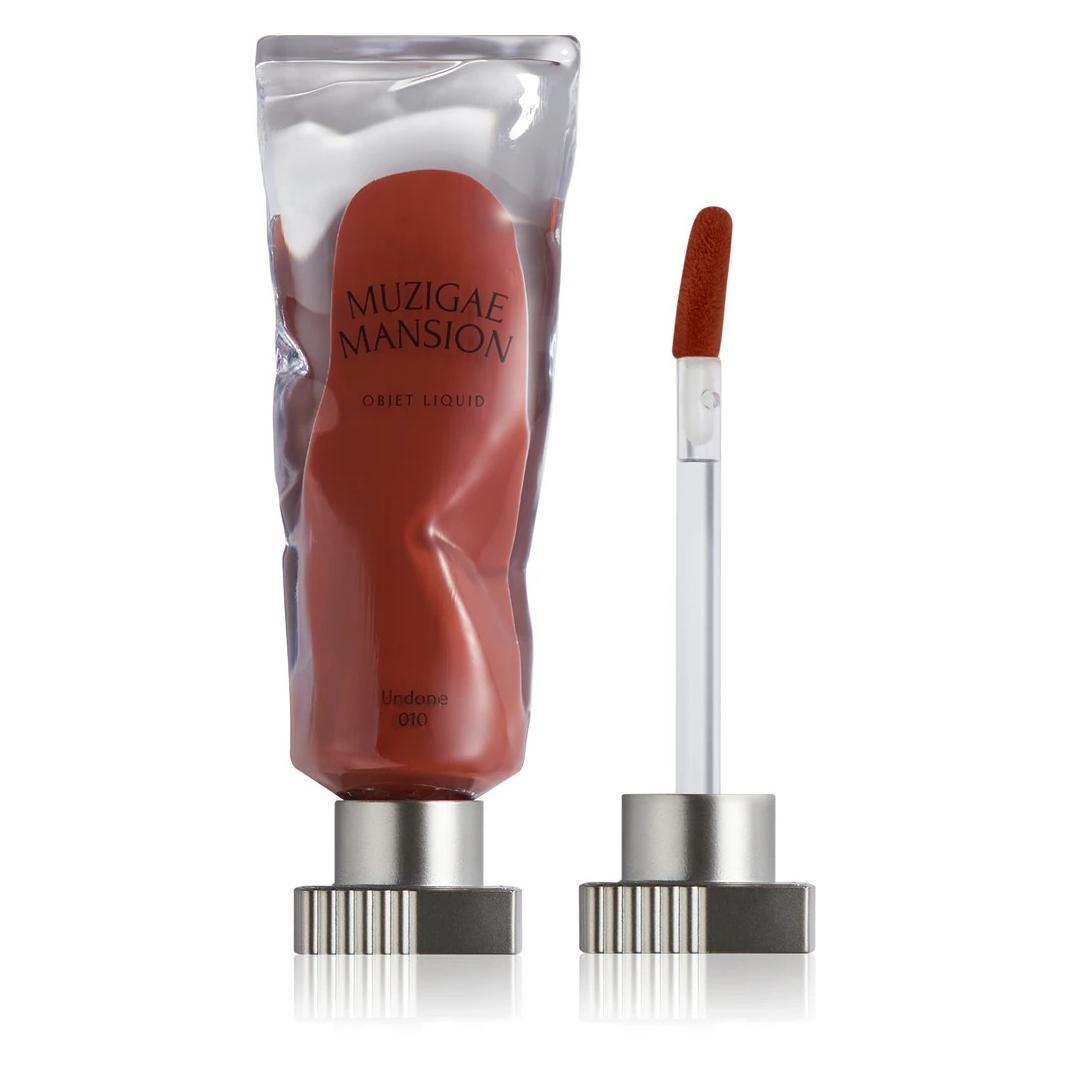 Muzigae Mansion Objet Lip Stain Unique Paint Tube Design Velvet Matte Tint Long-Lasting (010 Undone) (8809836581309)