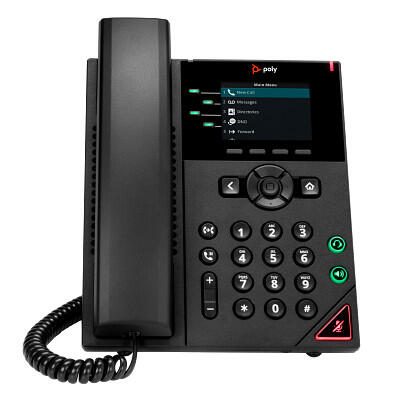 Poly VVX 250 IP Telefon mit 4 Leitungen und PoE-fähig 89B62AA#AC3