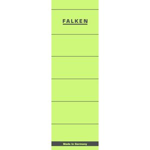 Falken Rückenschilder 11286812, grün, 60 x 190mm, selbstklebend, 10 Stück