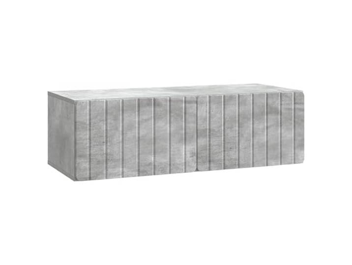 Makastle Hängender TV Schrank 98x41x30 cm Betongrau