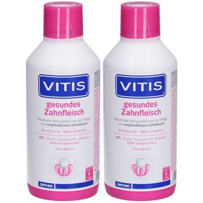 Vitis Gesund Zahnfl Mundsp x2 2x500 ml Mundwasser