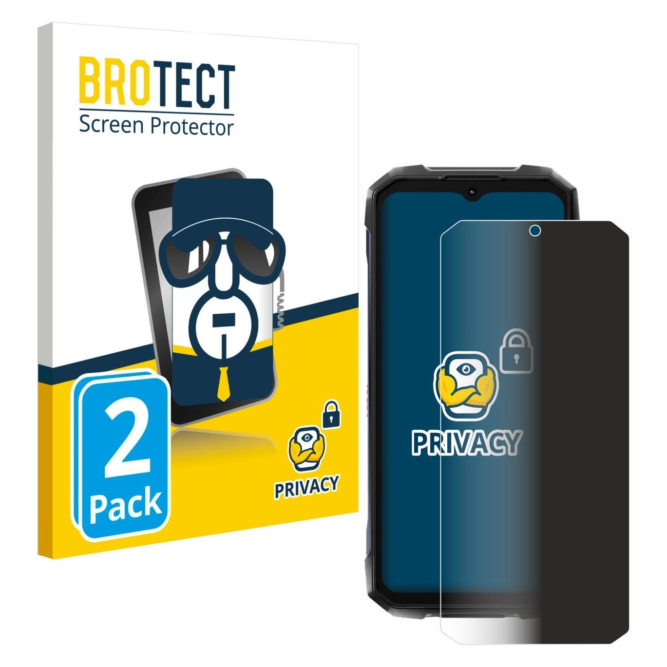 Brotect Sichtschutzfolie Anti-Spy Privacy Folie Blaulicht-Schutz (Hotwav Cyber 7) (4356456)