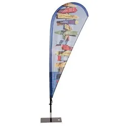Showdown Displays Fahnenmast »Beachflag Glasfaser Wind/Tropfen XL« - ohne Bezug