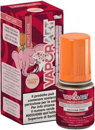 VaporArt Fruit Love Liquido Pronto 10ml Frutti Rossi Anice Eucalipto
