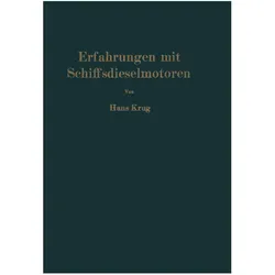Erfahrungen mit Schiffsdieselmotoren, Fachbücher von H. Krug