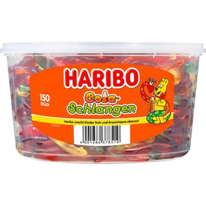 Haribo Fruchtgummis Cola-Schlangen, 150 Stück, 1050g