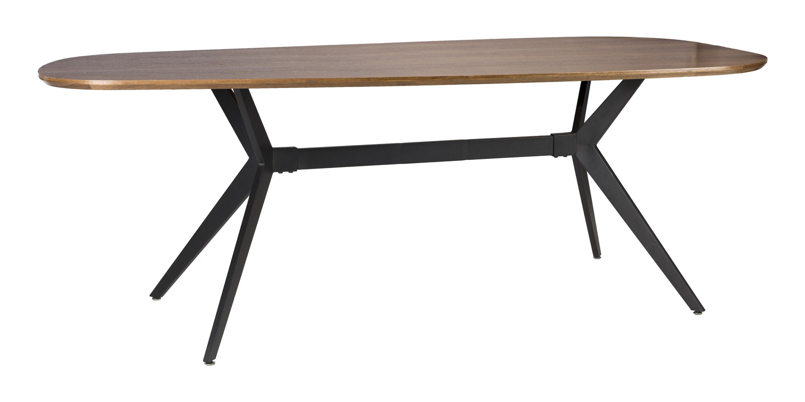 ZILT Organische Eettafel Lissete MDF, Bruin, B: 180 cm, D: 90 cm