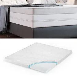 VitaliSpa Komfortschaum Topper Matratzenauflage 160x200cm Matratzentopper 6cm
