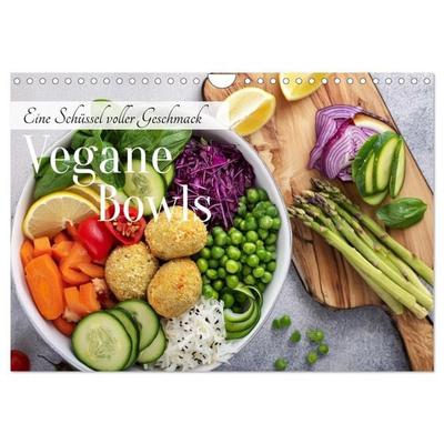 Vegane Bowls - Eine Schüssel voller Geschmack (Wandkalender 2027 DIN A4 quer), CALVENDO Monatskalender
