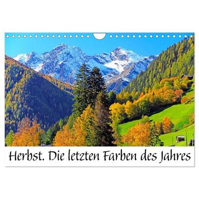 Herbst. Die letzten Farben des Jahres (Wandkalender 2027 DIN A4 quer), CALVENDO Monatskalender