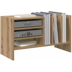 vidaXL Erica (Platten), CD- & Schallplatten Aufbewahrung, Braun