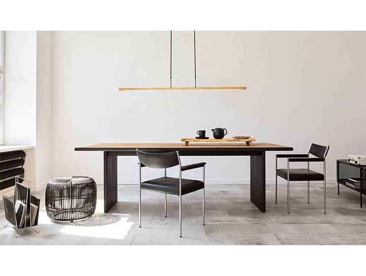 Pendelleuchte Real 3 160cm Gold Stahl, pulverbeschichtet LED LED-Platine