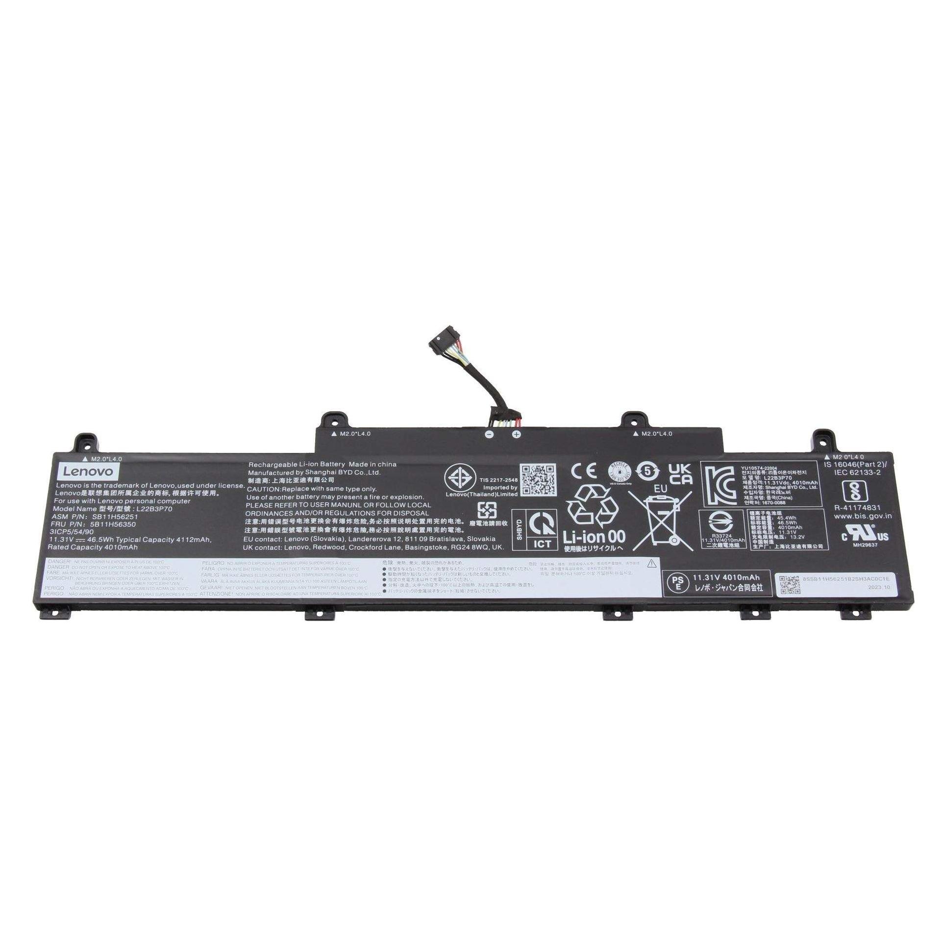 Lenovo Battery (3 Zellen, 4112 mAh) (5B11H56351)