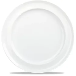 Churchill Art De Cuisine Future Care Speiseteller, 6 Stück, 25,5 cm, weiß, rund
