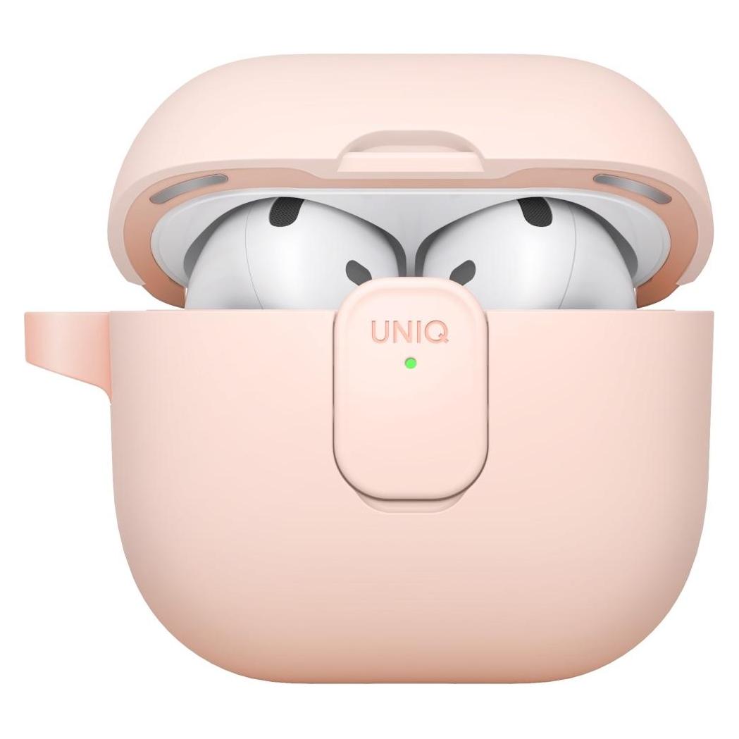Uniq Case Clyde for AirPods 4 Lock Case pink (Kopfhörer Hülle) (UNIQ-AIRPODS(2024)-CLYLPKCPK)