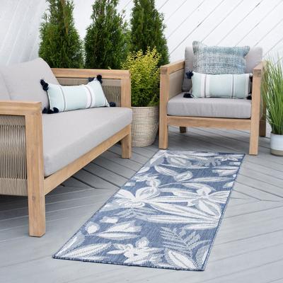 Alise Rugs Exo Coastal Floral Indoor/Outdoor Area Rug