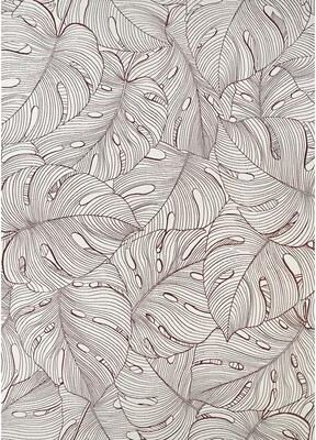 Dream Decor Rugs Juniper Monstera Indoor Outdoor Area Rug
