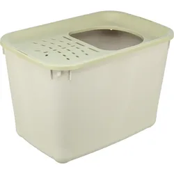 Katzentoilette Hop-In, 38 × 39 × 58 cm, grau/grün