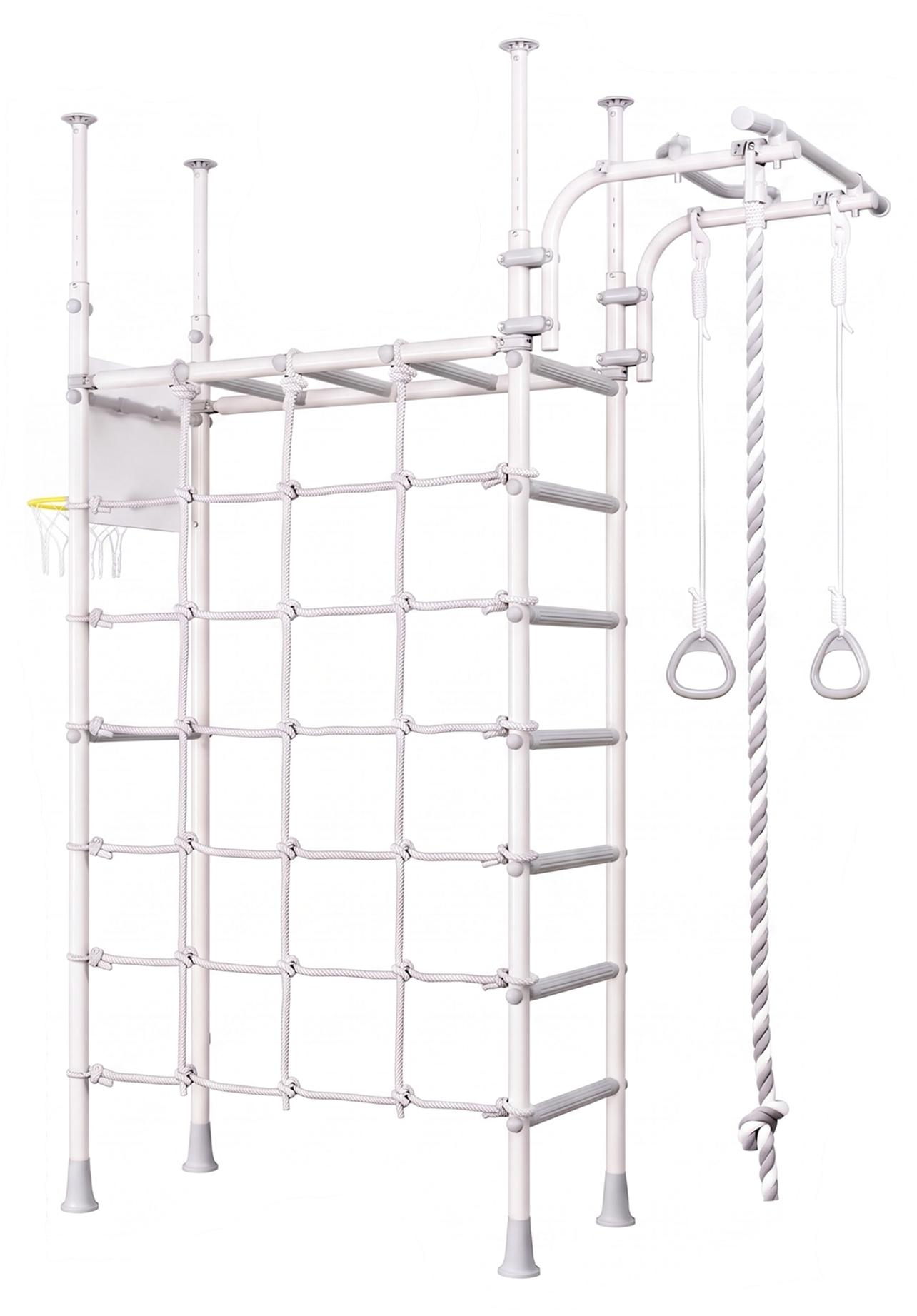 Pegas Gymnastiksprossenwand Mit Zubehör, Weiß