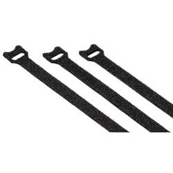 Hama Klettkabelbinder zum Bündeln (L x B) 125 mm x 10 mm Schwarz 20 St. 00221009