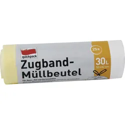 quickpack Müllbeutel 30,0 l, gelb