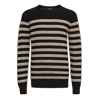 Strickfleece-Pullover INDICODE "Strickpullover IDPanloop", Herren, Gr. XXL, schwarz, Obermaterial: 100% Baumwolle CO., Pullover
