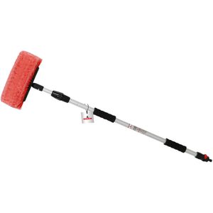 Nigrin Waschbürste Caravan, 20513, mit Teleskopstiel 105-180 cm & Wasseranschluss