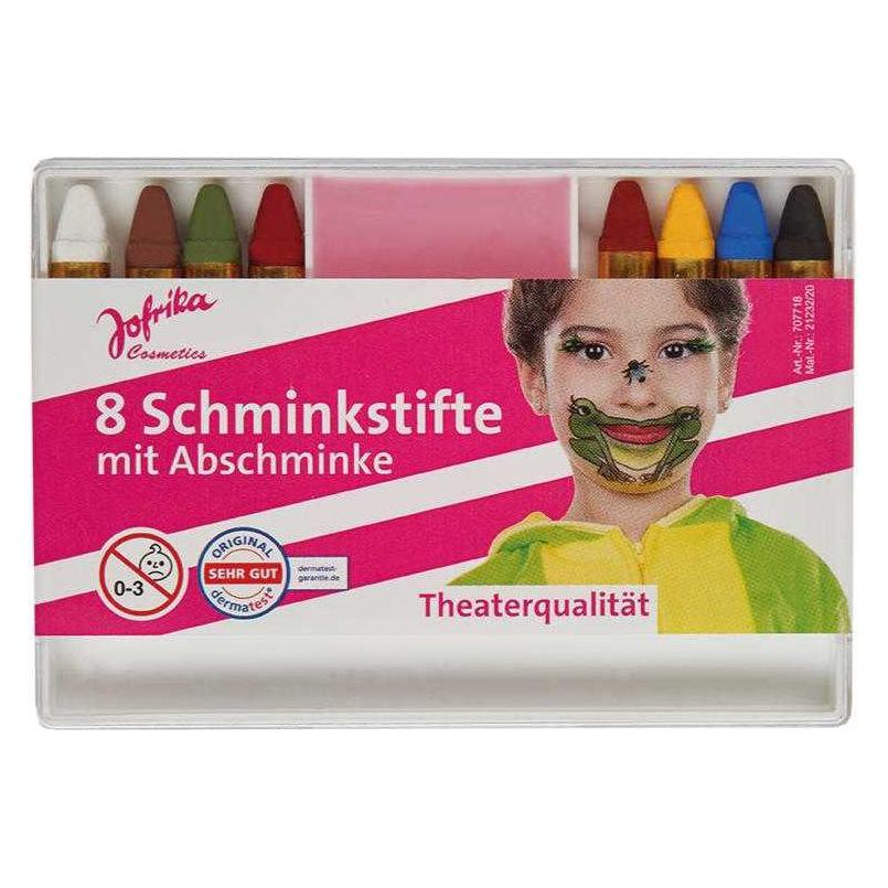Jofrika 8 Schminkstifte Abschminke (707718)