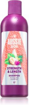 Aussie SOS Strength & Length champô reforçador para cabelo comprido 300 ml. SOS Strength & Length