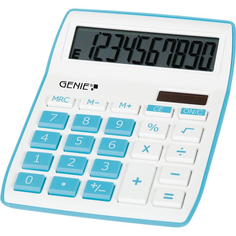 Genie Tischrechner 840B blau