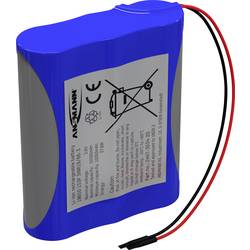 Ansmann 1S3P Akkupack 3x 18650 Kabel Li-Ion 3.6 V 10500 mAh 2447-3034-20
