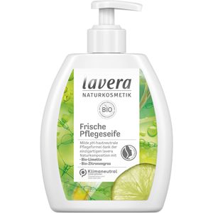 lavera Seife Frische Pflegeseife, Flüssigseife, Pumpspender, 250 ml