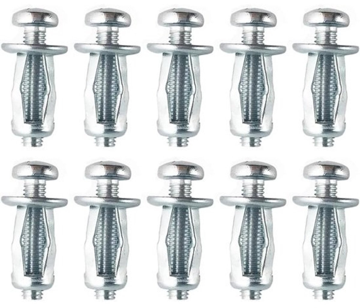 Hollewandankers M8x30 Klinknagels Zilver - 10 stuks