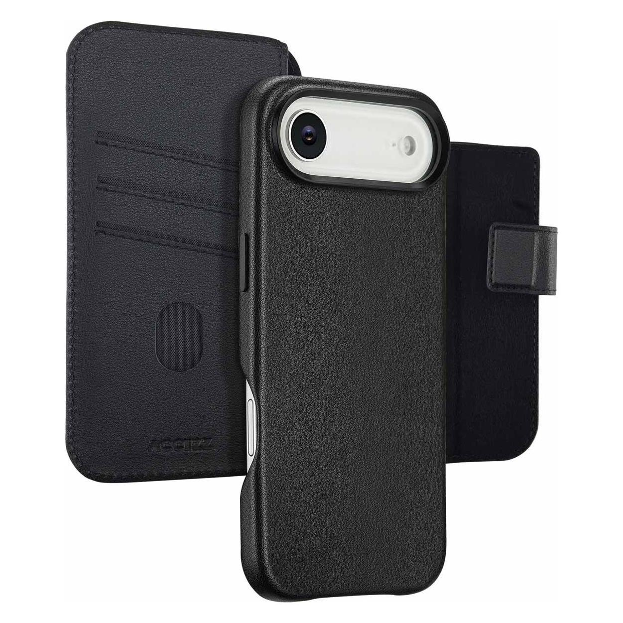 Accezz Custodia per Libreria in Pelle con MagSafe (Apple iPhone 17 Pro) (SH00086786 GSM Hoesje)