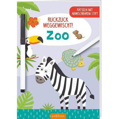 Ruckzuck weggewischt! Zoo, Taschenbuch von , arsedition, 978-3-8458-6821-9
