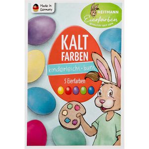 Heitmann-Eierfarben Eierfarben 1007796, Kaltfarben, 5 Färbetabletten