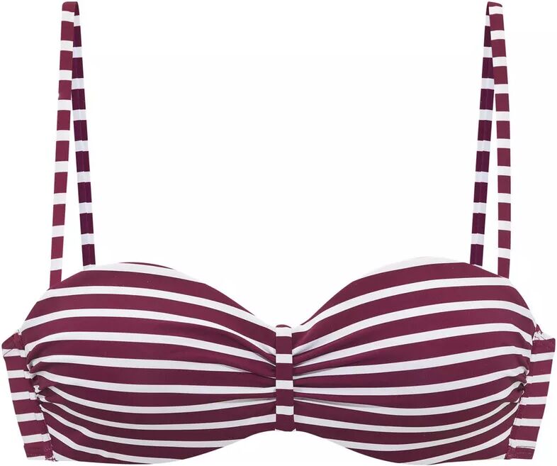 Lascana - Bandeau-Top, Verstärkung, für Damen, Zweifarbig Größe 44C