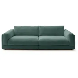 KAWOLA Big Sofa RAINA Cord smaragd